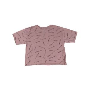 friends pink crop top raw hem‎ Size Xs